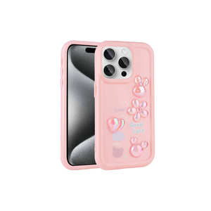 Coque de protection arrière en silicone brillant gaufré Netzy élégante pour iPhone 14 Pro, étui de téléphone portable électroplaqué Max - Product Image 1