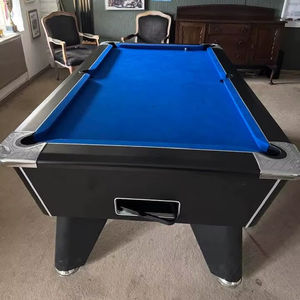 Mesa de Billar Americana Plegable de Madera Sólida de 8 Pies Personalizada, con Cojín y Bolsillos para Retorno Automático de Bolas, Mesa de Billar Americana Plegable Profesional - Product Image 1