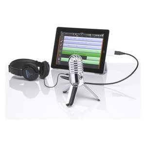 Micrófono USB Samson Meteor Mic Chrome para podcasts, vlogs, locuaciones y grabaciones - Product Image 3