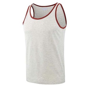 เสื้อกล้ามผู้ชายทรงเข้ารูป สไตล์ลำลอง สำหรับฤดูร้อน พิมพ์โลโก้ได้ แห้งเร็ว ระบายอากาศดี ผลิตจากโพลีเอสเตอร์ 100% - Product Image 3