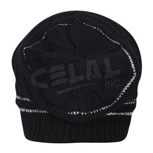 Gorro con logotipo personalizado gorro de invierno de punto cálido logotipo personalizado - Product Image 4