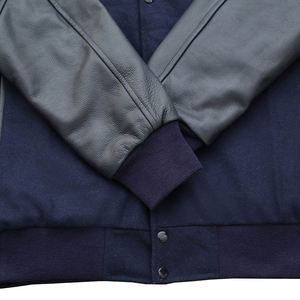 2025 nouvelles vestes universitaires respirant col rond impression de Logo personnalisé manches longues collège Baseball veste pour hommes - Product Image 5