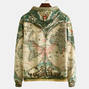 Nouveau design – Sweats à capuche décontractés pour hommes en polyester/coton molletonné, sublimation, faible MOQ, vente en gros - Product Image 2
