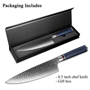 มีดเชฟดามัสกัสญี่ปุ่นยึดใบมีดคมงานตามสั่ง - Product Image 6