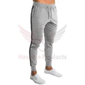 Mens Custom <b>Joggers</b> <b>Slim</b> Fit Sweatpants Cotton Track Pants Double Stripe Gym Fitness Trousers Custom Wholesale Sports Pants - Product Image 5