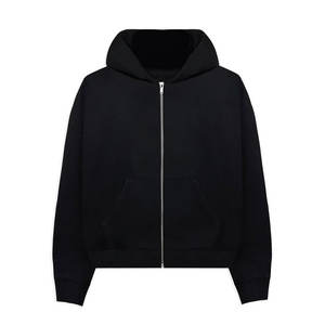 Sudadera al por Mayor de 440 GSM, 100% Algodón, Gruesa, Lisa, para Hombre, Estilo Vintage Desgastado con Lavado Ácido, Sudadera con Capucha Extra Grande - Product Image 3