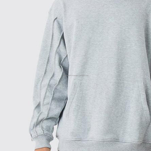 Survêtements vintage délavés à l'acide pour hommes Patch brodé évasé et sweat à capuche ensemble Sun Fade Streetwear survêtements pour l'hiver - Product Image 5