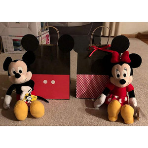 Bolsas de regalo-con asas-bolsas de compras de papel Kraft a granel mercancía al por menor cumpleaños boda fiesta favores bolsas negras sacos - Product Image 4