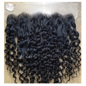 Extension de cheveux humains bouclés, Lace Frontal HD, vente en gros, livraison gratuite - Product Image 1