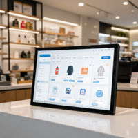 Digital Signage 21 24 27 Inch Touch Screen Monitor for Retail Store Advertising Display
