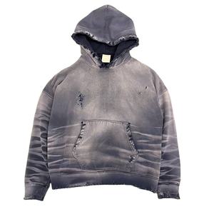 เสื้อแบบสวมหัวไหล่สำหรับผู้ชายเสื้อมีฮู้ดสีจางลงและไม่ผูกเชือก - Product Image 1