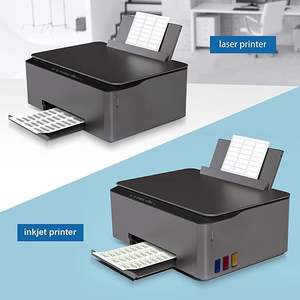 1x2-5/8 étiquettes d'adresse 3000 plaques d'impression en papier autocollant pour imprimante laser/jet d'encre - Product Image 1