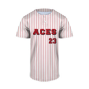 Adinext, ropa deportiva personalizada, camisetas de béisbol con botones transpirables, camiseta de béisbol clásica informal de poliéster, sublimación de fábrica para - Product Image 1