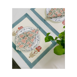 Napperon de table élégant à l'aspect tissé neutre, décoratif, lavable et réutilisable pour la maison, les restaurants et les hôtels - Product Image 2