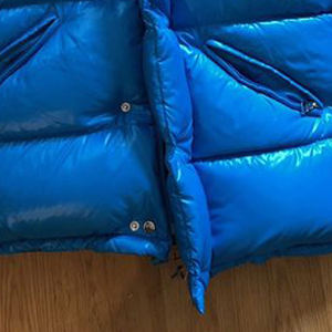 Men's Custom Logo Winter Puffer Jacket Wholesale Breathable Waterproof Zipper Bubble Coat Casual Style Plus Size Cotton <b>Filling</b> - Product Image 5