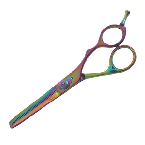 Tijeras profesionales de peluquería de 30 dientes superventas, acero inoxidable de alta calidad, afiladas y romas ajustables de Pakistán - Product Image 4