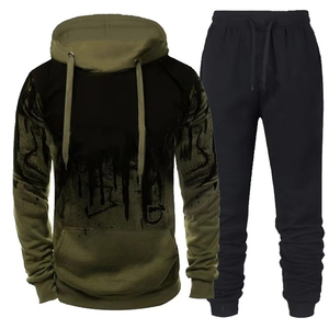 2025 Men's Premium Vintage <b>Retro</b> Pullover Hoodie Winter Custom Print Solid Pattern Breathable 100% Cotton Wholesale - Product Image 3