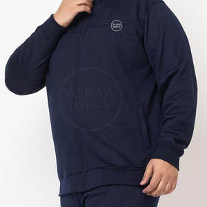 Chándal de algodón informal de talla grande para hombre, nuevo diseño, patrón sólido, ropa de calle transpirable para invierno, venta en línea - Product Image 6