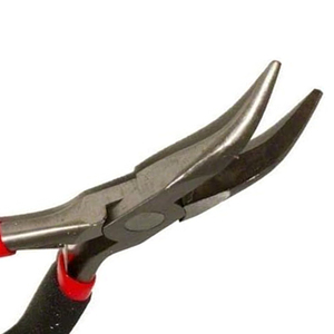 Outil d'extension de cheveux DIY Pince à pointe courbée pour micro anneaux/liens/perles Extension de cheveux personnalisée - Product Image 5