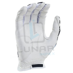 ถุงมือกอล์ฟหนัง cabretta สีขาวลายธงอเมริกันสีน้ำเงินถุงมือกอล์ฟสำหรับผู้ชายและผู้หญิงถุงมือกอล์ฟฝ่ามือซ้ายกันลื่น - Product Image 2