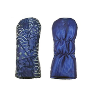 Housse de tête de club de golf portable en cuir PU imperméable, modèle BIRD, pour driver, fairway, hybride (1, 3, 5), avec fermeture élastique – Nouvelle collection très prisée