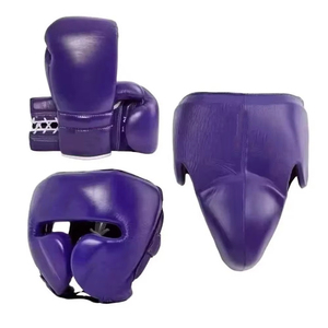 Ensemble de boxe d'entraînement personnalisé en cuir véritable All Pro Wear avec logo et design personnalisés, équipement d'entraînement confortable - Product Image 4
