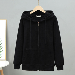 Sweat à capuche zippé d'hiver pour homme personnalisé, 100% coton molletonné, fournisseur OEM, mode streetwear, impression de logo, prêt à expédier, vente en gros - Product Image 5