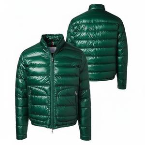 Veste matelassée unie pour homme, style tendance 2026, marron, vente en gros, épaisse, chaude, imperméable, pour l'extérieur, hiver, unisexe, OEM - Product Image 3
