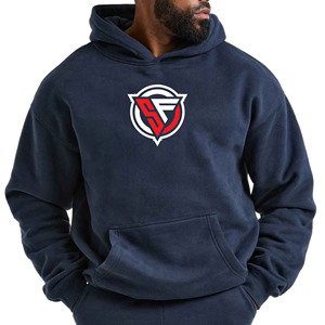 ESSENTIALS Sweat à capuche en coton 100% pour homme Pull-over Streetwear lourd avec manches régulières et impression de logo Hiver Essentiel - Product Image 5