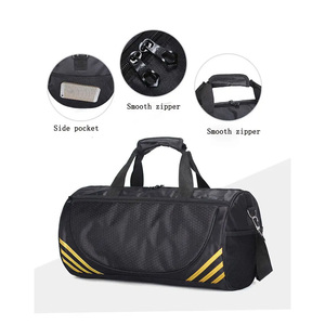 Sac de voyage et de sport imperméable personnalisé pour hommes – Sac de fitness portable grande capacité, design tendance - Product Image 3