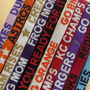 Elegant Handmade Beaded <b>Bag</b> Strap for <b>Women</b> Luxury Fashion Shoulder <b>Accessory</b> with Stylish Bead Design - Product Image 1