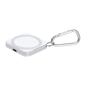 Dorex – Chargeurs magnétiques sans fil personnalisés en acier inoxydable avec impression numérique, gadgets, porte-clés et mousquetons personnalisables pour - Product Image 1