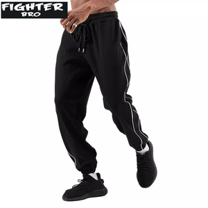 Pantalons pour hommes en tissu polaire de coton, matière douce, épaisse et confortable, idéale pour les vêtements de sport d'hiver, la salle de sport et la vie quotidienne. - Product Image 4