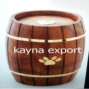 URNE PILIER EN BOIS DE FORME CARRÉE AVEC OISEAU GRAVÉ FINI À PRIX ABORDABLE URNE EN BOIS DE 200 POUCES CUBIQUES POUR LA VENTE EN GROS SUR MESURE - Product Image 6