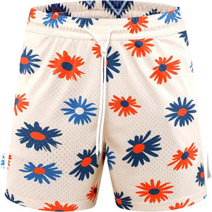 Sportswear Running Gym Shorts Custom Beach Training Fitness Polyester Nylon Men's Sublimation Short - Product Image 4