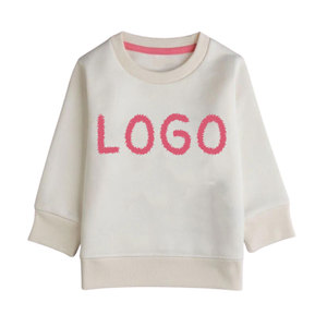 Custom Logo <b>Toddler</b> <b>Boys</b> <b>Hoodies</b> <b>Sweatshirts</b> 100% Cotton Kids <b>Sweatshirt</b> Solid Color Oversized Pullover for Winter Season - Product Image 2