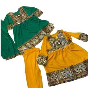 Robes afghanes pour enfants faites à la main à vendre à prix avantageux, robes traditionnelles pour enfants 2026, faible MOQ et personnalisation - Product Image 1