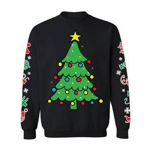 Hommes et femmes 100% coton saison d'hiver sweats à capuche de Noël 100% coton thermique sweats à capuche de Noël - Product Image 1