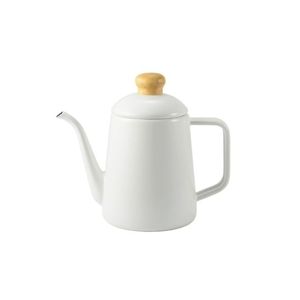 Fuji Horo <b>White</b> Drip <b>Pot</b> Cotton Plus for Induction Cooker Metal Japan - Product Image 1