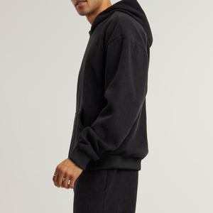 เสื้อฮู้ดผู้ชายผ้าเนื้อนุ่มอุ่น ยืดหยุ่น ระบายอากาศดี ทรงทันสมัย สวมใส่สบาย ปรับขนาดได้ ขายส่งแบบใหม่ - Product Image 5