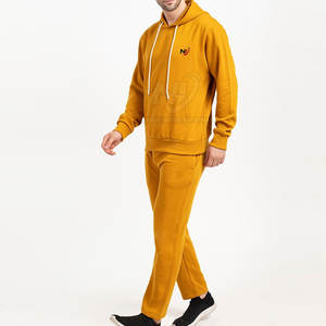 Taille personnalisée Style unique Costumes de jogging pour hommes Pull à capuche 100% coton Survêtements surdimensionnés légers pour l'hiver - Product Image 4