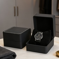 Boîte à montre personnalisée pour hommes et femmes, emballage de marque de montre avec logo OEM, coffret de rangement cadeau, boîte de présentation de montre personnalisée