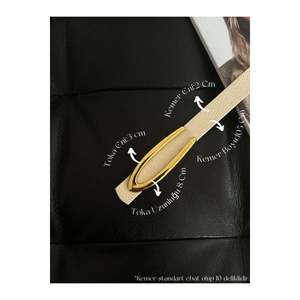 Ceinture longue et fine beige pour femme avec boucle dorée, idéale pour vestes, chemises et robes. Beige-Or - Product Image 1