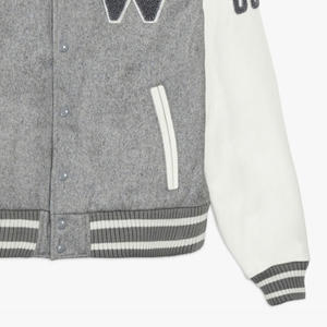 MAXFIT APPAREL Chaqueta Varsity de Invierno para Hombre, Estilo Casual Urbano, Oversize, 100% Algodón Canvas, Cierre con Botones Cubiertos, Forro Polar Cortavientos - Product Image 5