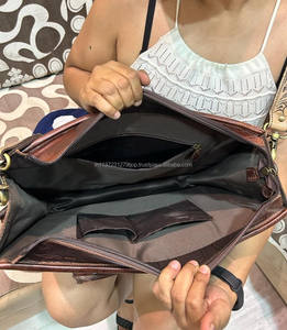 กระเป๋าโท้ทหนัง aztec แฮนด์เมดของจริงกระเป๋าช้อปปิ้งมีสไตล์หรูหราสไตล์วินเทจอุปกรณ์เสริมกระเป๋าหนัง - Product Image 6