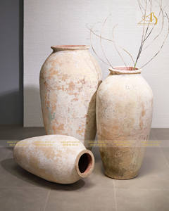 กระถางต้นไม้เซรามิกรูปทิวทัศน์ขนาดเล็กสำหรับตกแต่งบ้านเคลือบสังกะสีดีไซน์ทันสมัยสำหรับ AN546H110-Home และสวน - Product Image 5