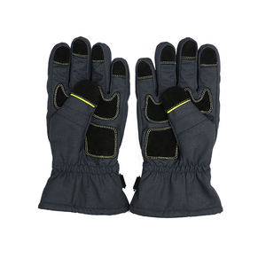 HSi HSi-FG72 haute visibilité résistant au feu antistatique écran tactile cuir Polyester longs gants de sécurité anti-incendie - Product Image 3