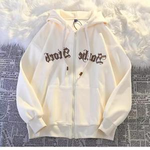 Meilleur prix Heavyweight 100% coton Sweat à capuche zippé Logo personnalisé motif de personnage brodé col à capuche d'hiver - Product Image 2