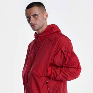 Veste de survêtement de sport zippée personnalisée pour hommes-Coupe-vent en tricot respirant avec col montant pour l'entraînement - Product Image 3