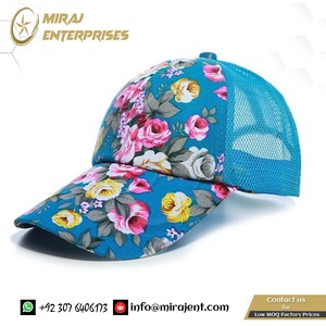 Primavera Verano Floral mujeres gorras de béisbol moda malla transpirable verano flor gorra Snapback sombreros para mujeres sombrero para el sol - Product Image 3
